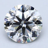 3.5 Carat Round Cut Natural Diamond - I VS2 - 3.55ct - EX Cut Grade - Diamonds By Rothschild