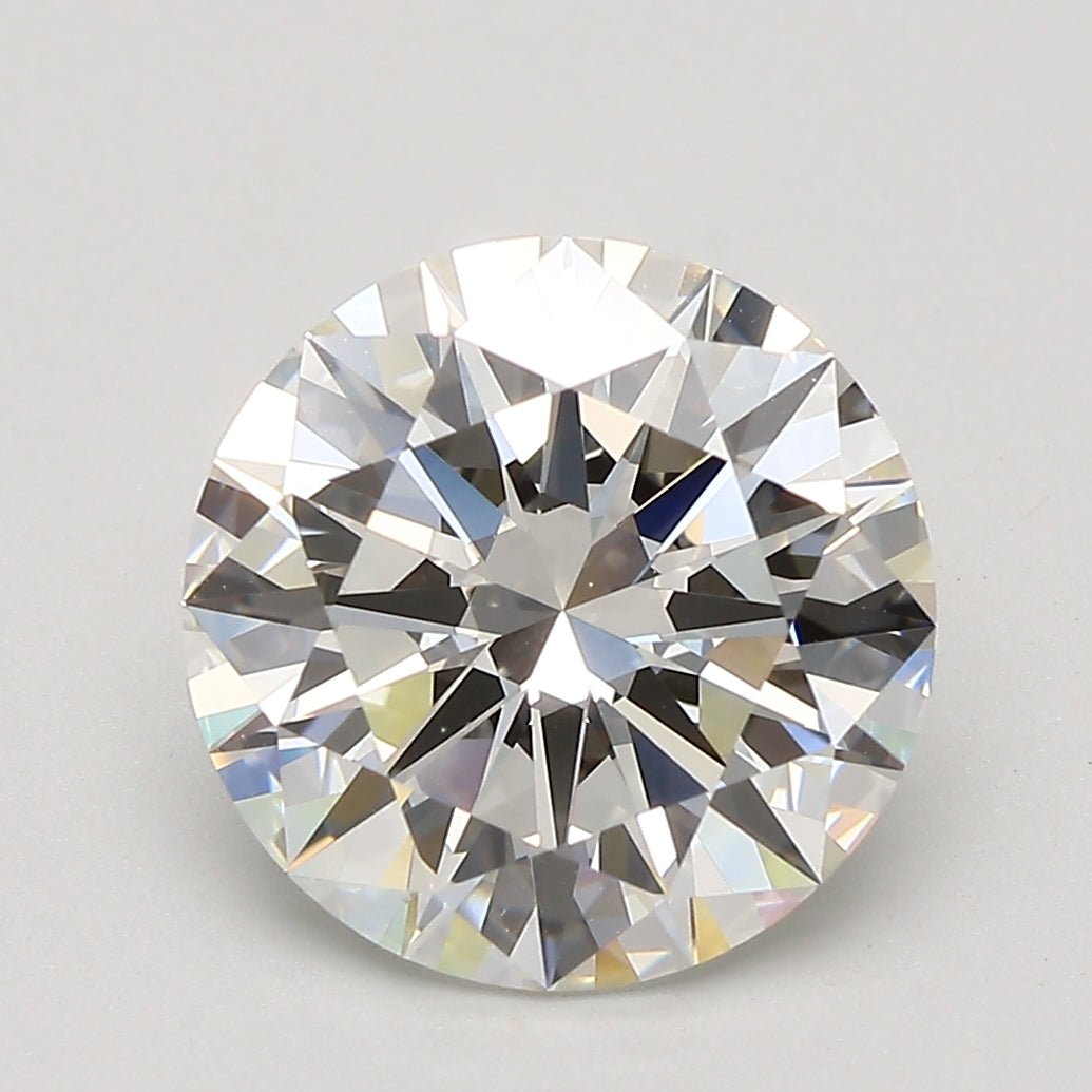 3.5 Carat Round - Natural Diamond - 3.46 - I - VS2 - EX - EX - EX - Diamonds By Rothschild