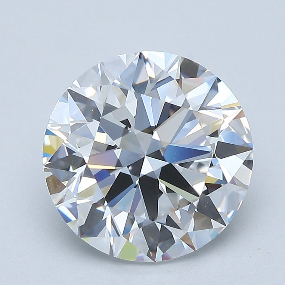 3.5 Carat Round - Natural Diamond - 3.5 - D - VVS1 - EX - EX - EX - Diamonds By Rothschild