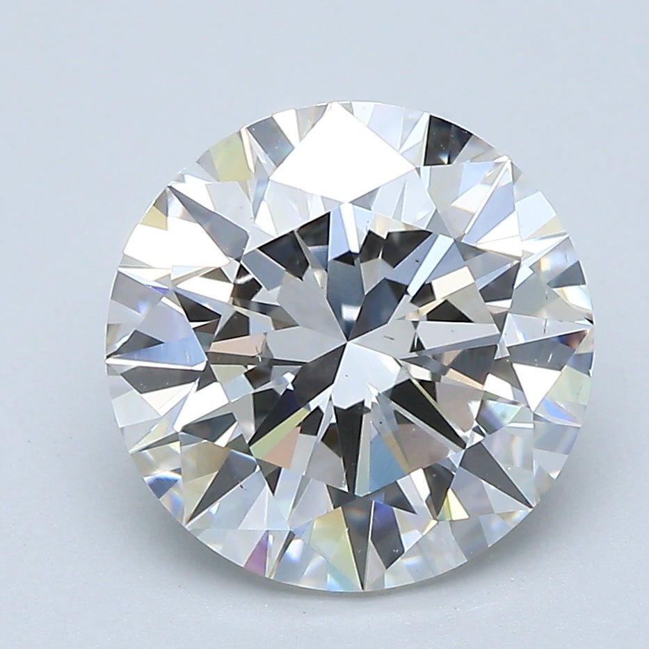 3.5 Carat Round - Natural Diamond - 3.5 - H - VS2 - EX - EX - EX - Diamonds By Rothschild