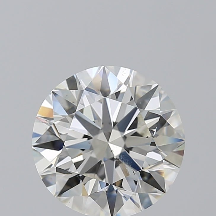 3.5 Carat Round - Natural Diamond - 3.5 - I - SI1 - EX - EX - EX - Diamonds By Rothschild