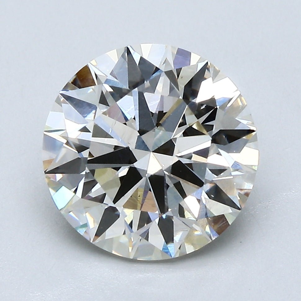 3.5 Carat Round - Natural Diamond - 3.51 - K - VS2 - EX - EX - EX - Diamonds By Rothschild