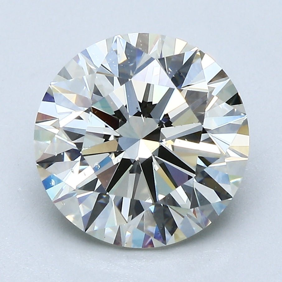 3.5 Carat Round - Natural Diamond - 3.51 - L - SI1 - EX - EX - EX - Diamonds By Rothschild