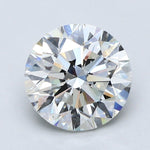 3.5 Carat Round - Natural Diamond - 3.52 - H - VS2 - EX - EX - EX - Diamonds By Rothschild