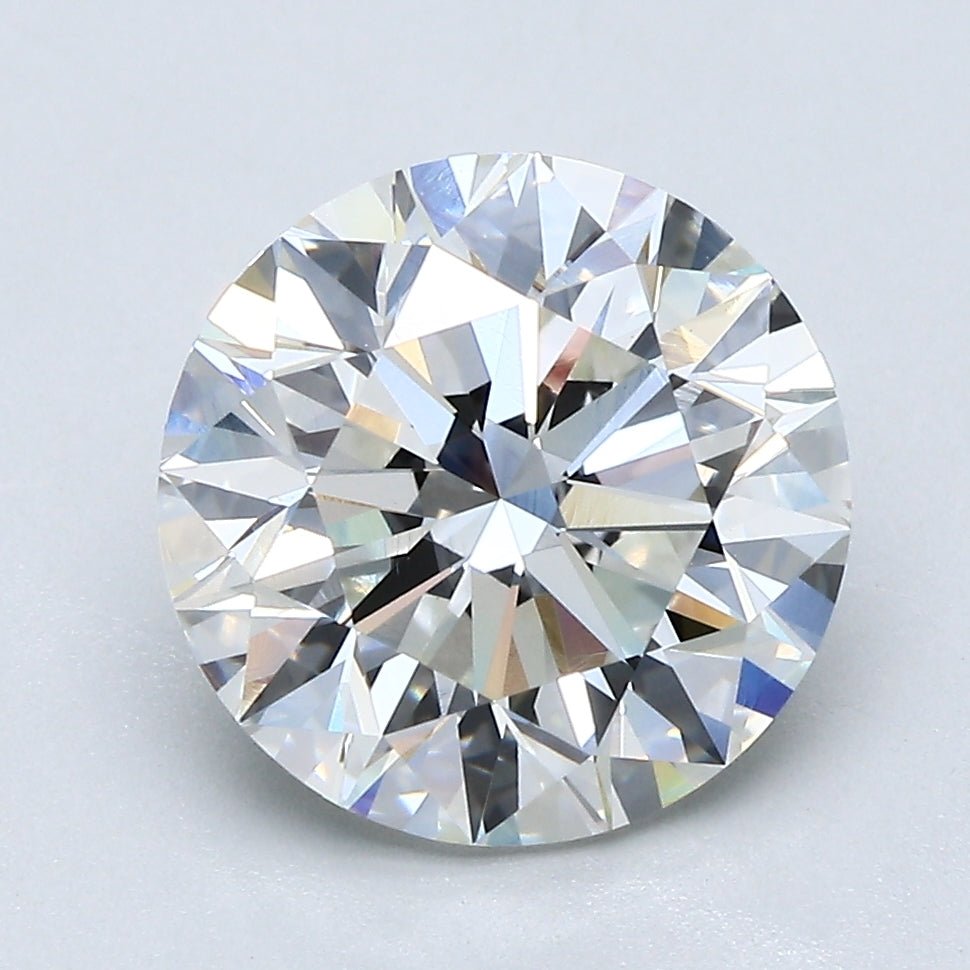 3.5 Carat Round - Natural Diamond - 3.52 - H - VS2 - EX - EX - EX - Diamonds By Rothschild