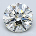 3.5 Carat Round - Natural Diamond - 3.52 - K - SI2 - EX - EX - EX - Diamonds By Rothschild