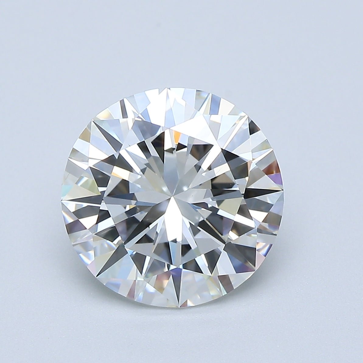 3.5 Carat Round - Natural Diamond - 3.54 - H - VS2 - VG - VG - VG - Diamonds By Rothschild