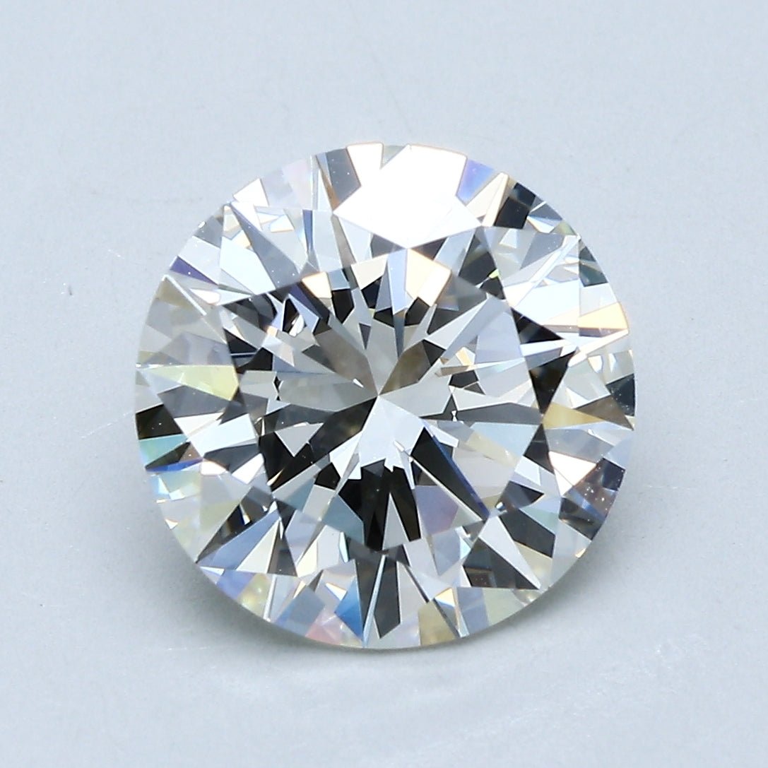 3.5 Carat Round - Natural Diamond - 3.57 - J - VVS2 - EX - EX - EX - Diamonds By Rothschild