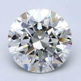 3.5 Carat Round - Natural Diamond - 3.6 - J - VVS2 - EX - EX - EX - Diamonds By Rothschild