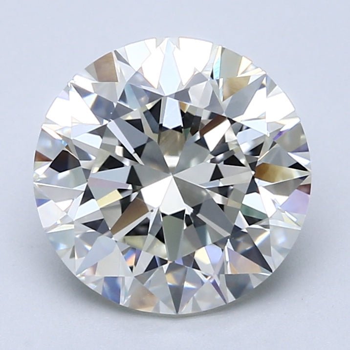 3.5 Carat Round - Natural Diamond - 3.6 - J - VVS2 - EX - EX - EX - Diamonds By Rothschild