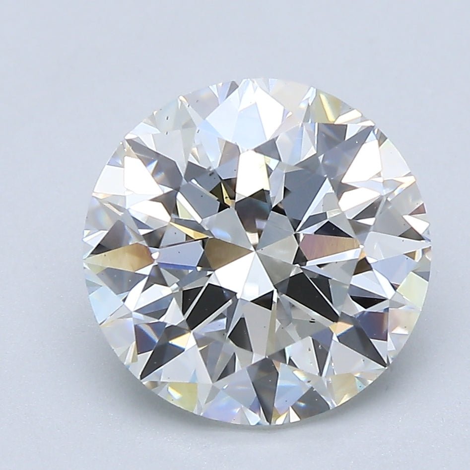 3.5 Carat Round - Natural Diamond - 3.62 - G - VS2 - EX - EX - EX - Diamonds By Rothschild