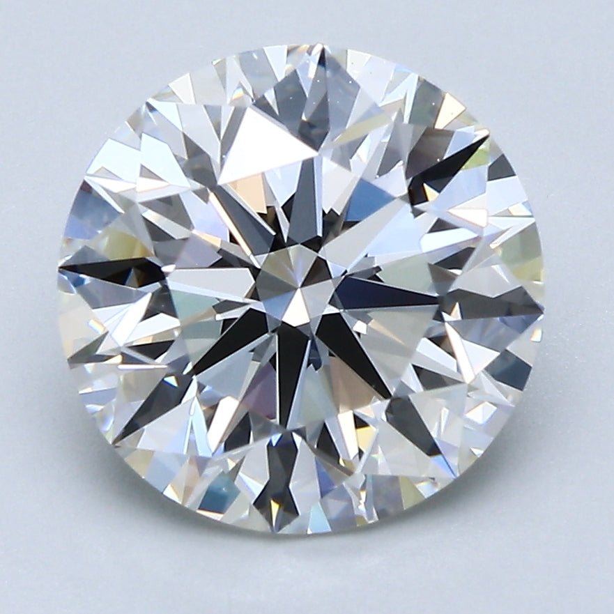 3.5 Carat Round - Natural Diamond - 3.7 - H - VS1 - EX - EX - EX - Diamonds By Rothschild
