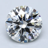 3.5 Carat Round - Natural Diamond - 3.7 - H - VS1 - EX - EX - EX - Diamonds By Rothschild