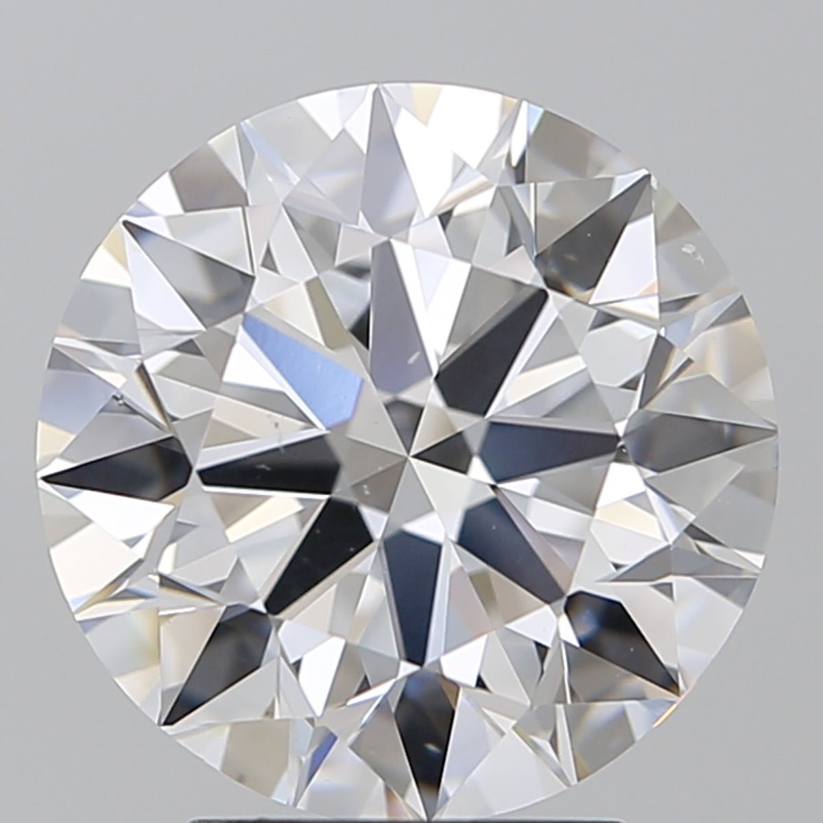 3.5 Carat Round - Natural Diamond - 3.72 - D - VS2 - EX - EX - EX - Diamonds By Rothschild