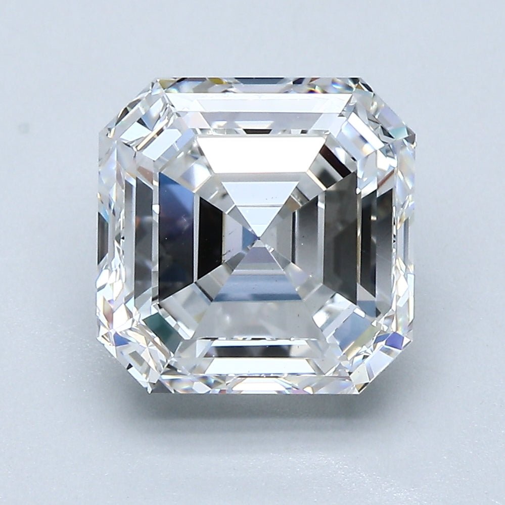 4 Carat Asscher - Natural Diamond - 4.02 - E - VS2 - VG - EX - VG - Diamonds By Rothschild
