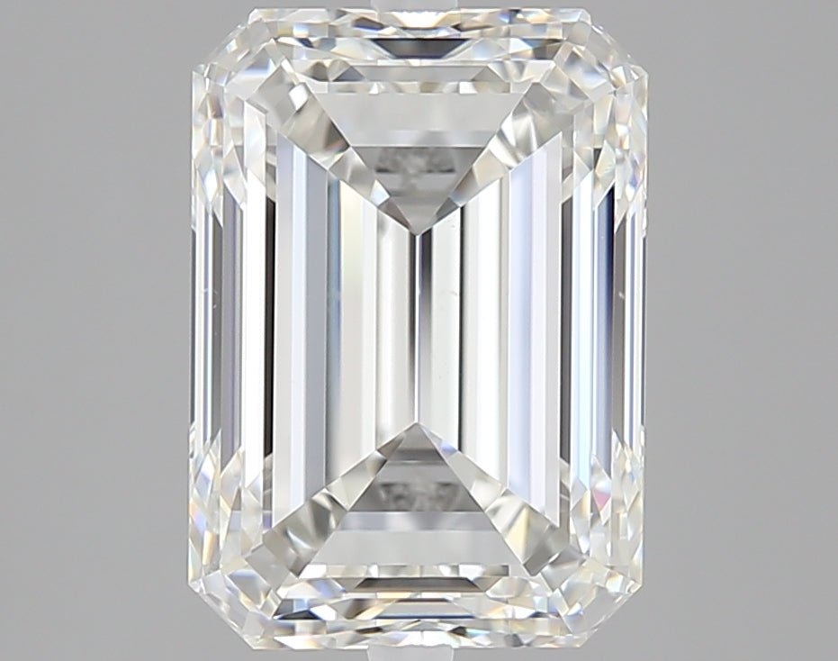 4 Carat Emerald - Natural Diamond - 3.8 - H - VS2 - VG - EX - EX - Diamonds By Rothschild