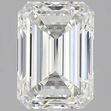 4 Carat Emerald - Natural Diamond - 3.8 - H - VS2 - VG - EX - EX - Diamonds By Rothschild
