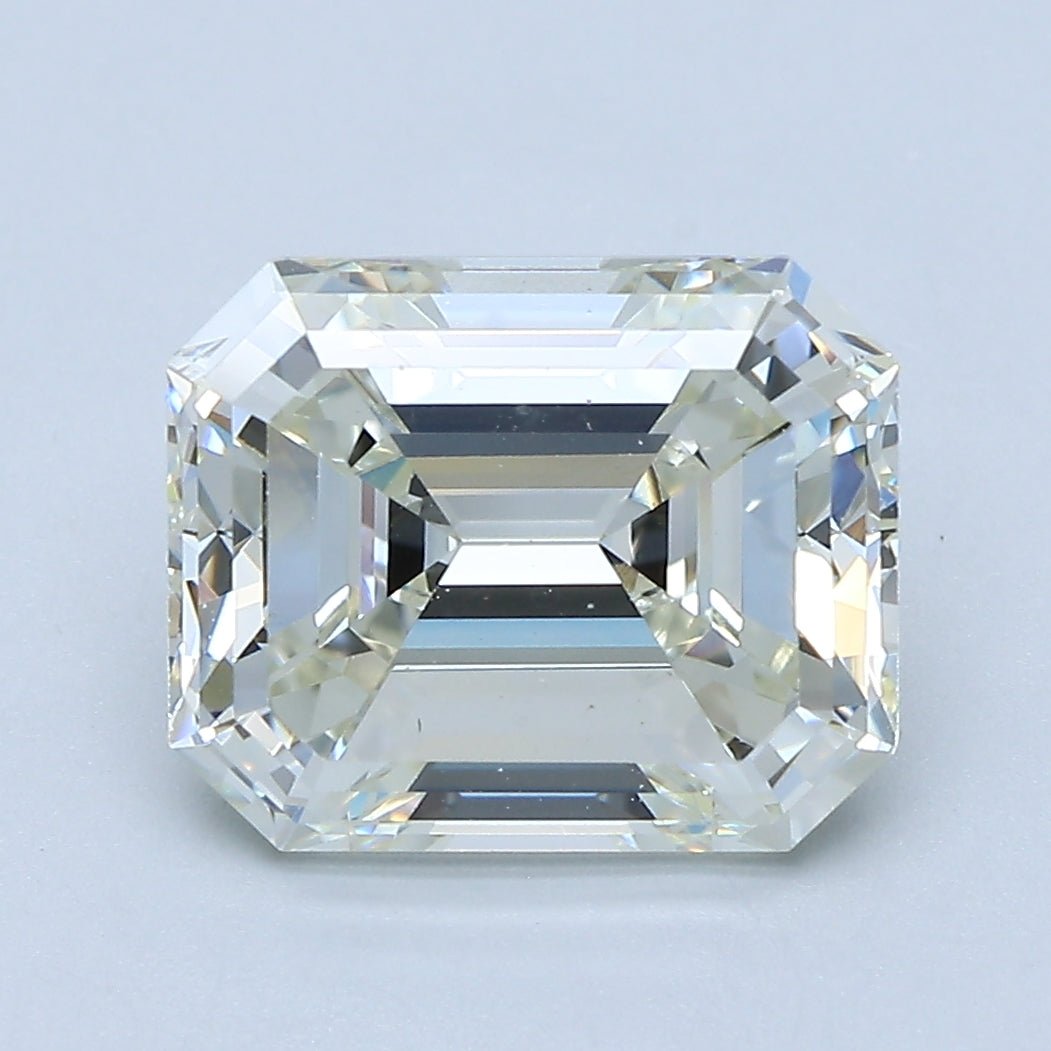 4 Carat Emerald - Natural Diamond - 3.89 - K - SI1 - G - G - VG - Diamonds By Rothschild