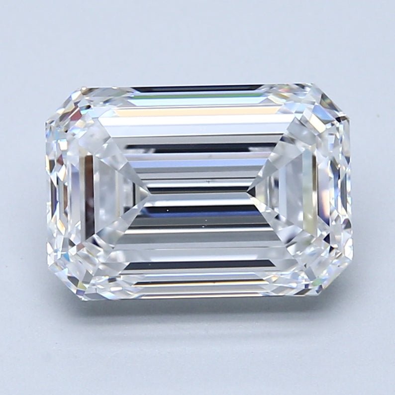 4 Carat Emerald - Natural Diamond - 4.01 - D - VS1 - EX - EX - EX - Diamonds By Rothschild