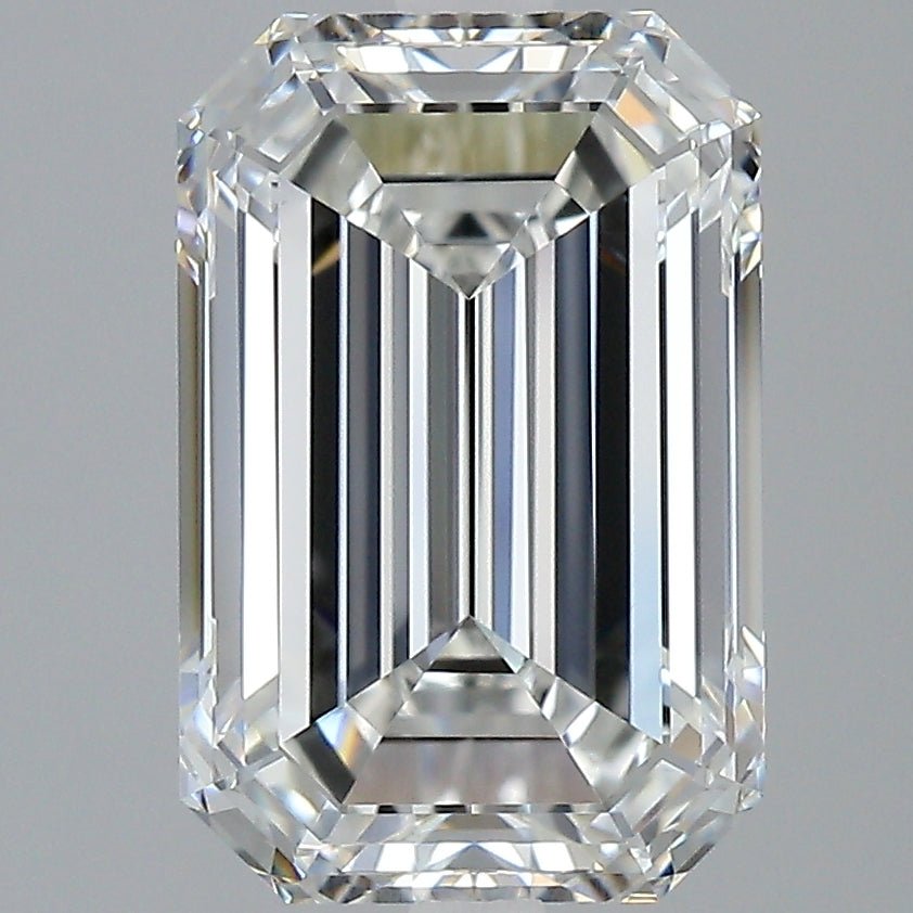 4 Carat Emerald - Natural Diamond - 4.4 - G - VS1 - EX - EX - EX - Diamonds By Rothschild