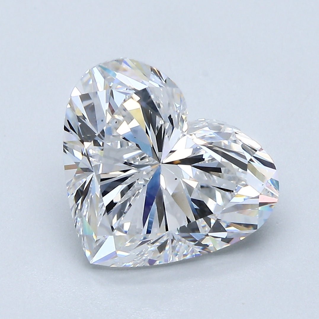 4 Carat Heart - Natural Diamond - 4.01 - D - VS2 - VG - EX - VG - Diamonds By Rothschild