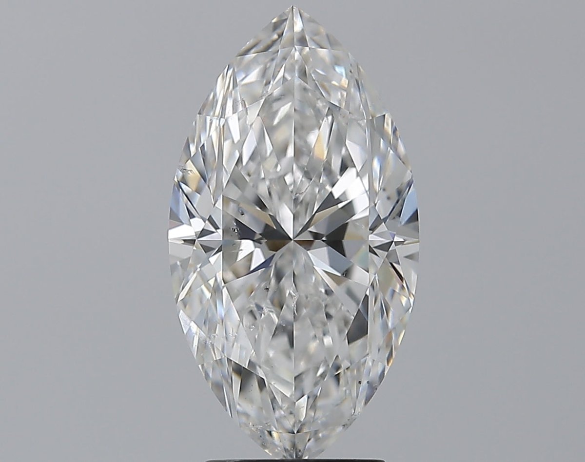 4 Carat Marquise - Natural Diamond - 4.02 - E - SI2 - VG - EX - EX - Diamonds By Rothschild