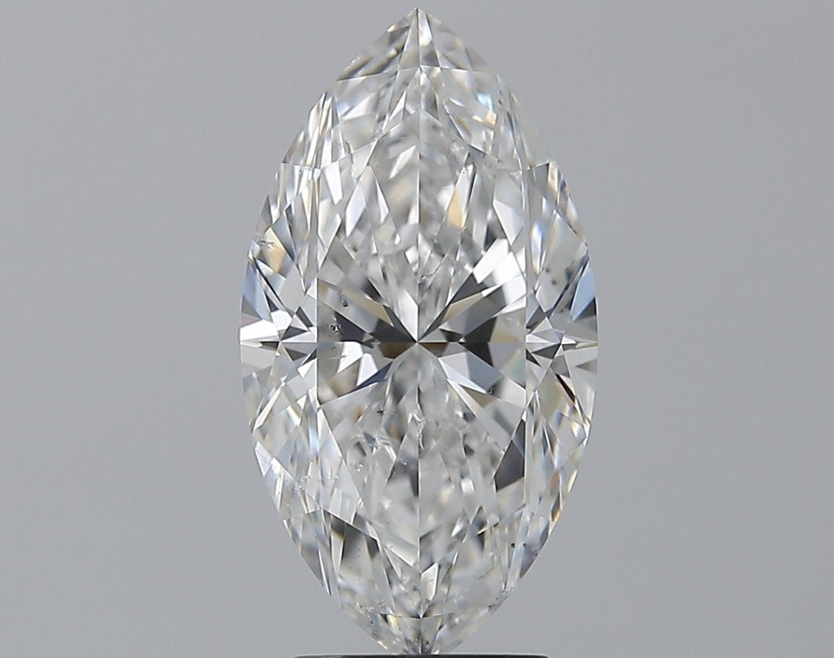 4 Carat Marquise - Natural Diamond - 4.02 - E - SI2 - VG - EX - EX - Diamonds By Rothschild