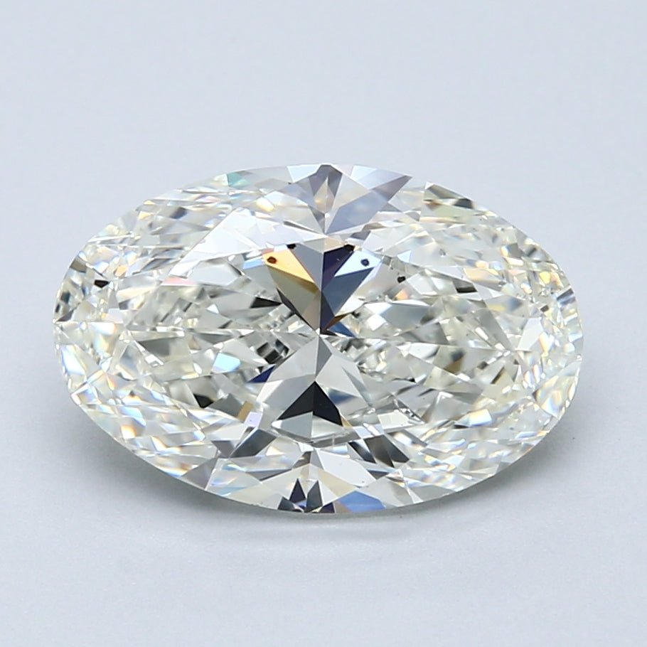 4 Carat Natural Diamond - OVAL - 4.01 - J - SI1 - Diamonds By Rothschild