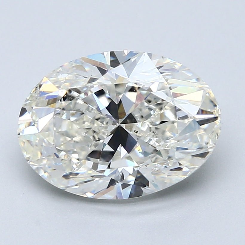 4 Carat Natural Diamond - OVAL - 4.03 - I - SI1 - Diamonds By Rothschild