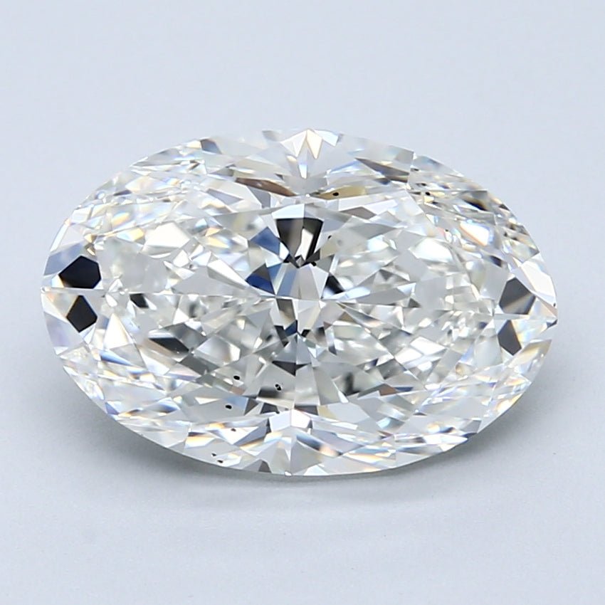 4 Carat Natural Diamond - OVAL - 4.09 - G - SI1 - Diamonds By Rothschild