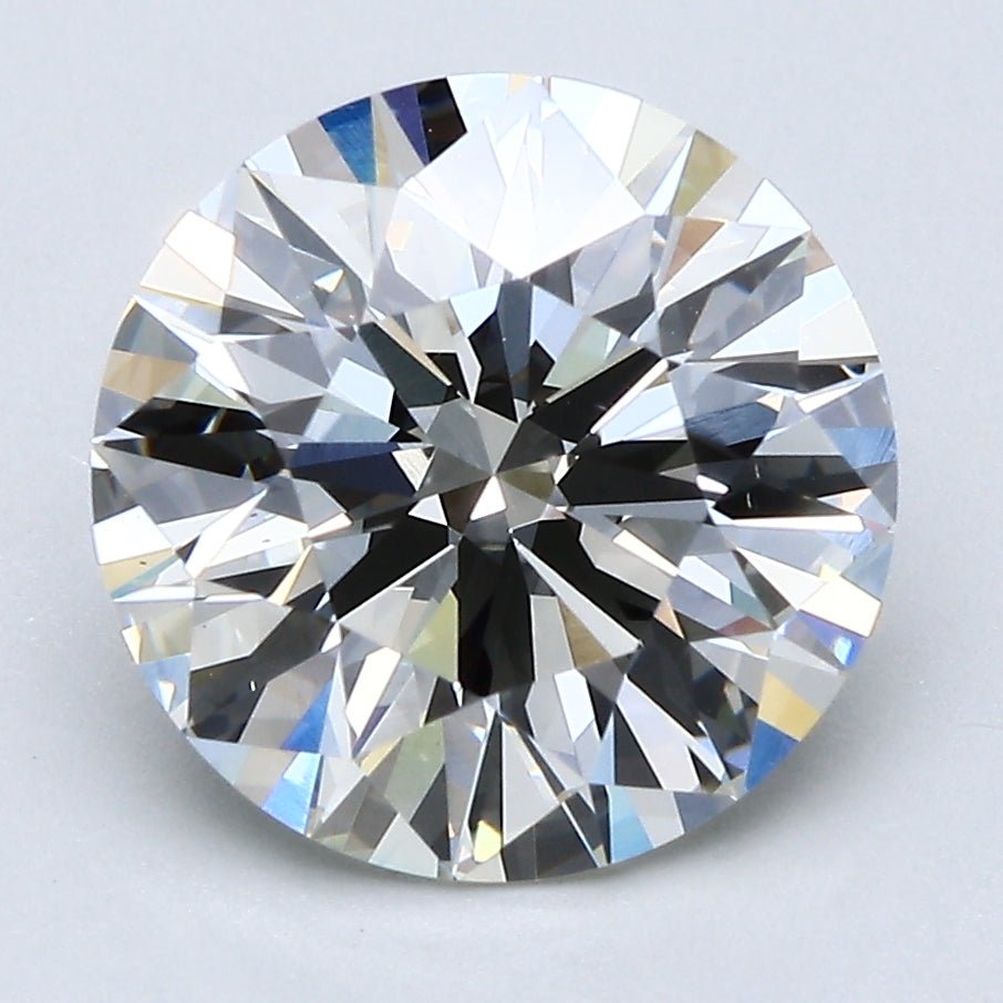 4 Carat Natural Diamond - Round - 3.8 - J - VS2 - Diamonds By Rothschild