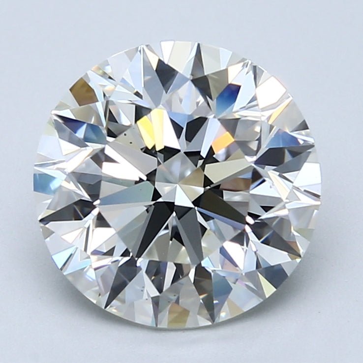 4 Carat Natural Diamond - Round - 4.01 - I - VS2 - Diamonds By Rothschild