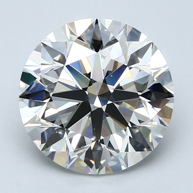4 Carat Natural Diamond - Round - 4.17 - H - VS2 - Diamonds By Rothschild