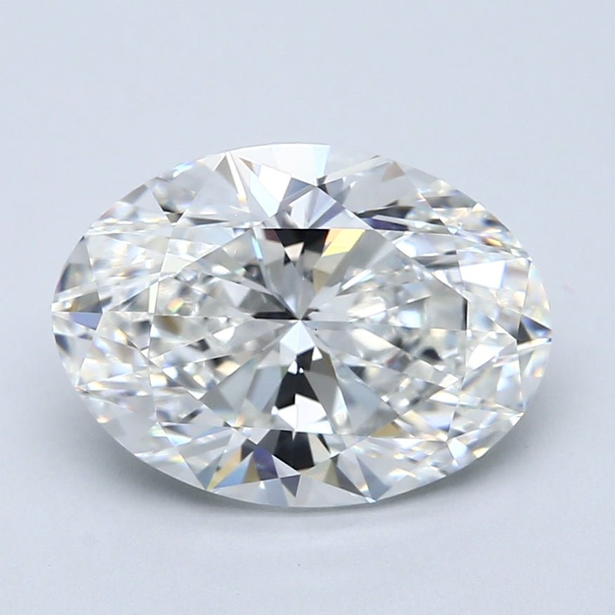4 Carat Oval - Natural Diamond - 4.01 - F - VS2 - VG - EX - VG - Diamonds By Rothschild