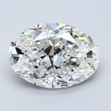 4 Carat Oval - Natural Diamond - 4.01 - G - SI2 - VG - VG - VG - Diamonds By Rothschild