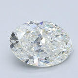 4 Carat Oval - Natural Diamond - 4.01 - H - SI1 - EX - EX - EX - Diamonds By Rothschild