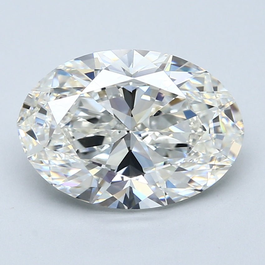 4 Carat Oval - Natural Diamond - 4.01 - H - VS2 - VG - VG - VG - Diamonds By Rothschild