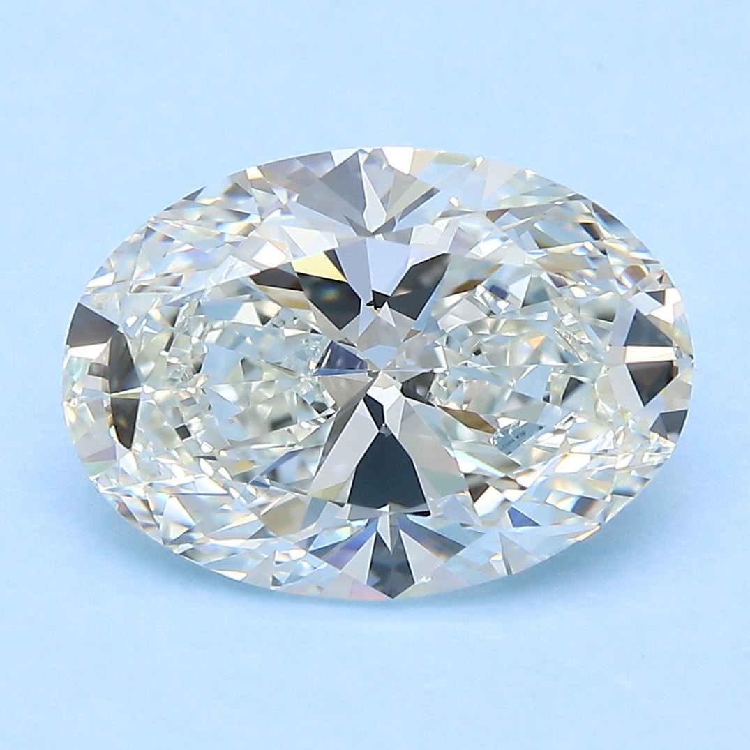 4 Carat Oval - Natural Diamond - 4.01 - I - VS2 - EX - EX - Diamonds By Rothschild