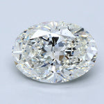4 Carat Oval - Natural Diamond - 4.03 - I - SI1 - VG - EX - VG - Diamonds By Rothschild
