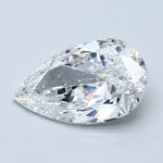4 Carat Pear - Natural Diamond - 3.7 - E - VS1 - VG - EX - EX - Diamonds By Rothschild