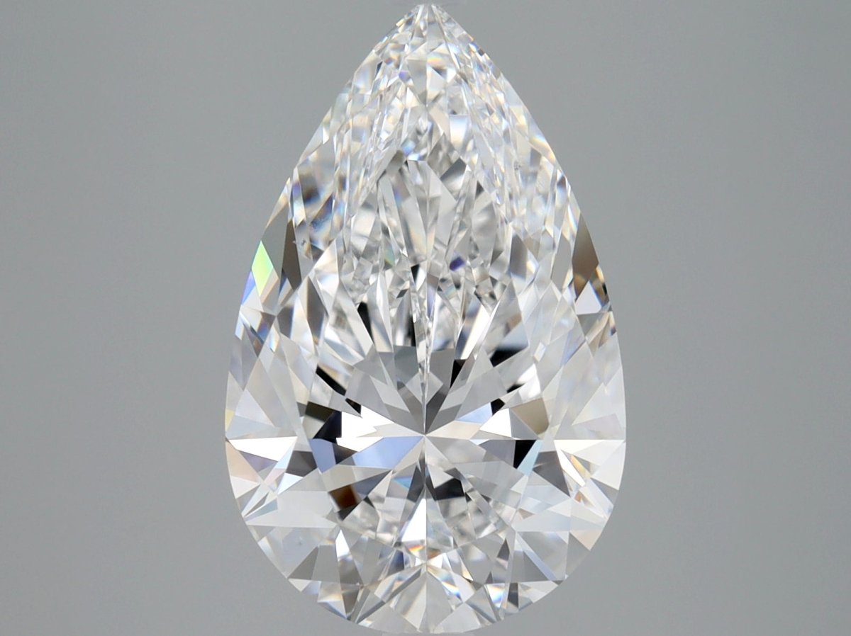 4 Carat Pear - Natural Diamond - 4.01 - D - VS1 - EX - VG - Diamonds By Rothschild