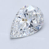 4 Carat Pear - Natural Diamond - 4.09 - E - SI1 - VG - EX - Diamonds By Rothschild
