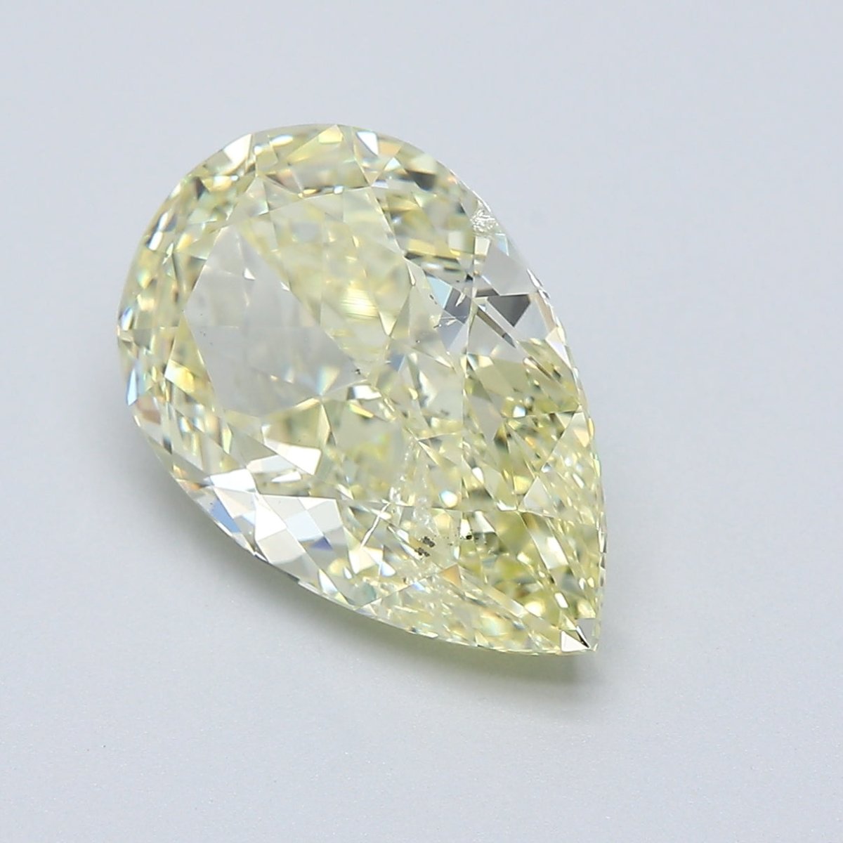 4 Carat Pear - Natural Diamond - 4.1 - FANCY - SI2 - EX - VG - Diamonds By Rothschild