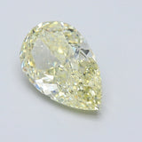 4 Carat Pear - Natural Diamond - 4.1 - FANCY - SI2 - EX - VG - Diamonds By Rothschild