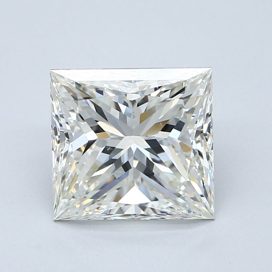 4 Carat Princess - Natural Diamond - 4.02 - J - VS1 - VG - EX - EX - Diamonds By Rothschild