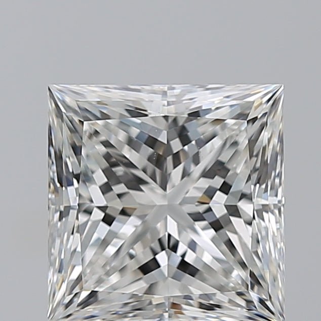 4 Carat Princess - Natural Diamond - 4.08 - F - VS2 - VG - EX - EX - Diamonds By Rothschild