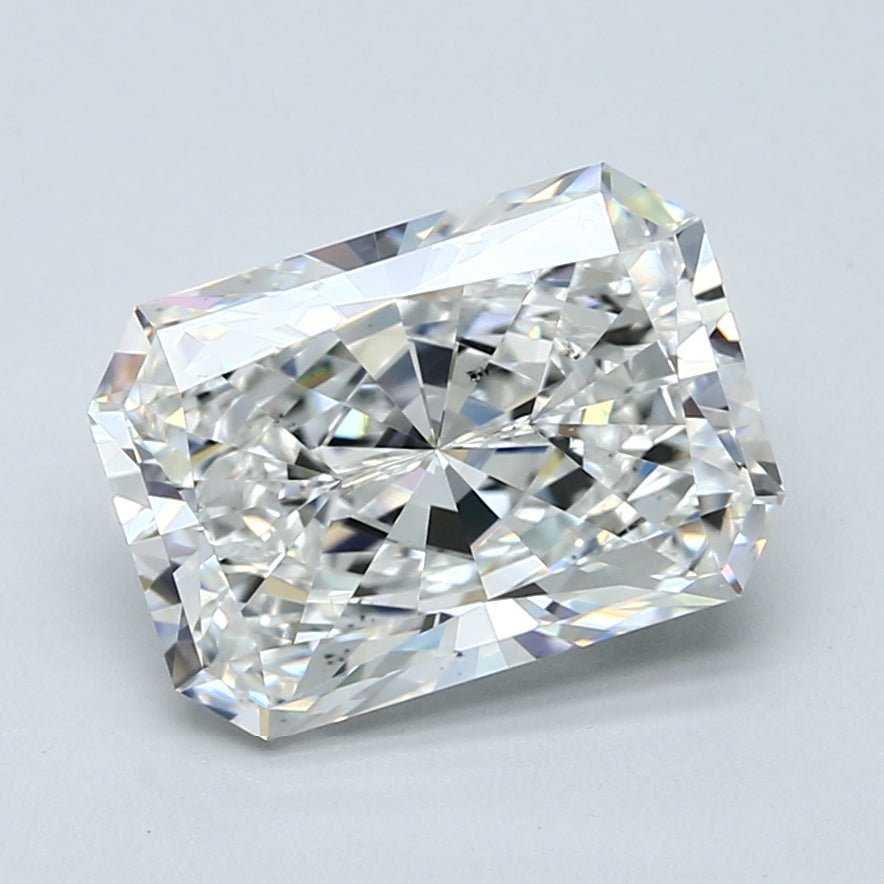 4 Carat Radiant - Natural Diamond - 4.02 - F - SI1 - VG - VG - VG - Diamonds By Rothschild