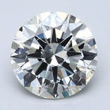 4 Carat Round - Natural Diamond - 3.71 - I - SI2 - EX - EX - EX - Diamonds By Rothschild