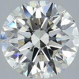 4 Carat Round - Natural Diamond - 3.71 - J - SI1 - EX - EX - EX - Diamonds By Rothschild