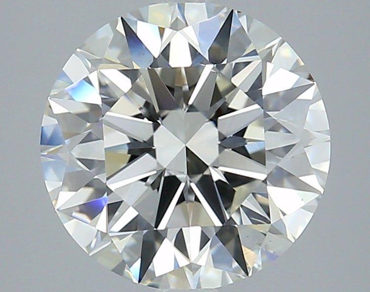 4 Carat Round - Natural Diamond - 3.71 - J - SI1 - EX - EX - EX - Diamonds By Rothschild